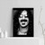 Zappa Grayscale Photo Woth Eyesglasses Posters
