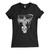Yeezus Death Skull Woman's T shirt