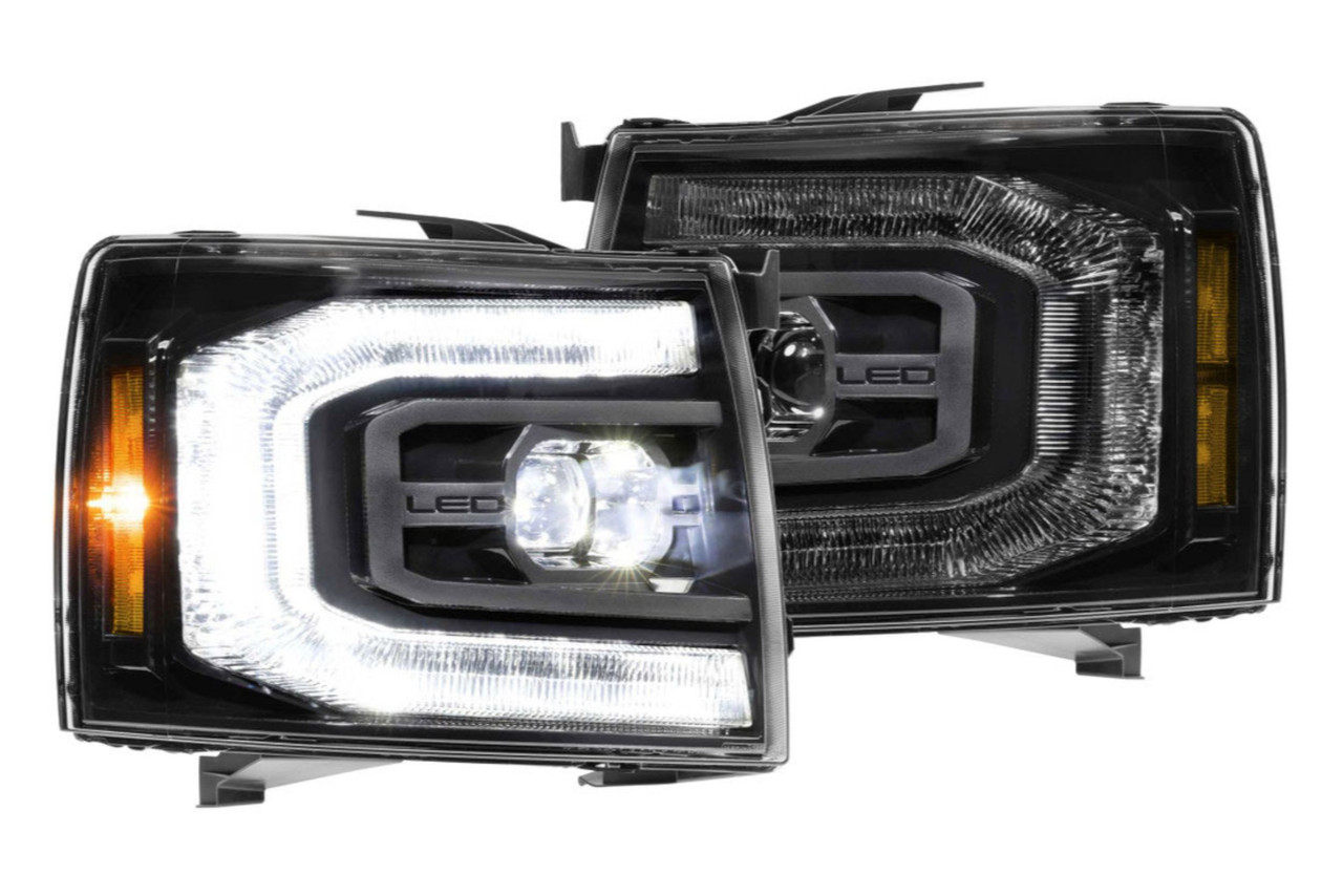07-13 Chevy Silverado Gen II ASM Pair XB LED Headlights - Morimoto