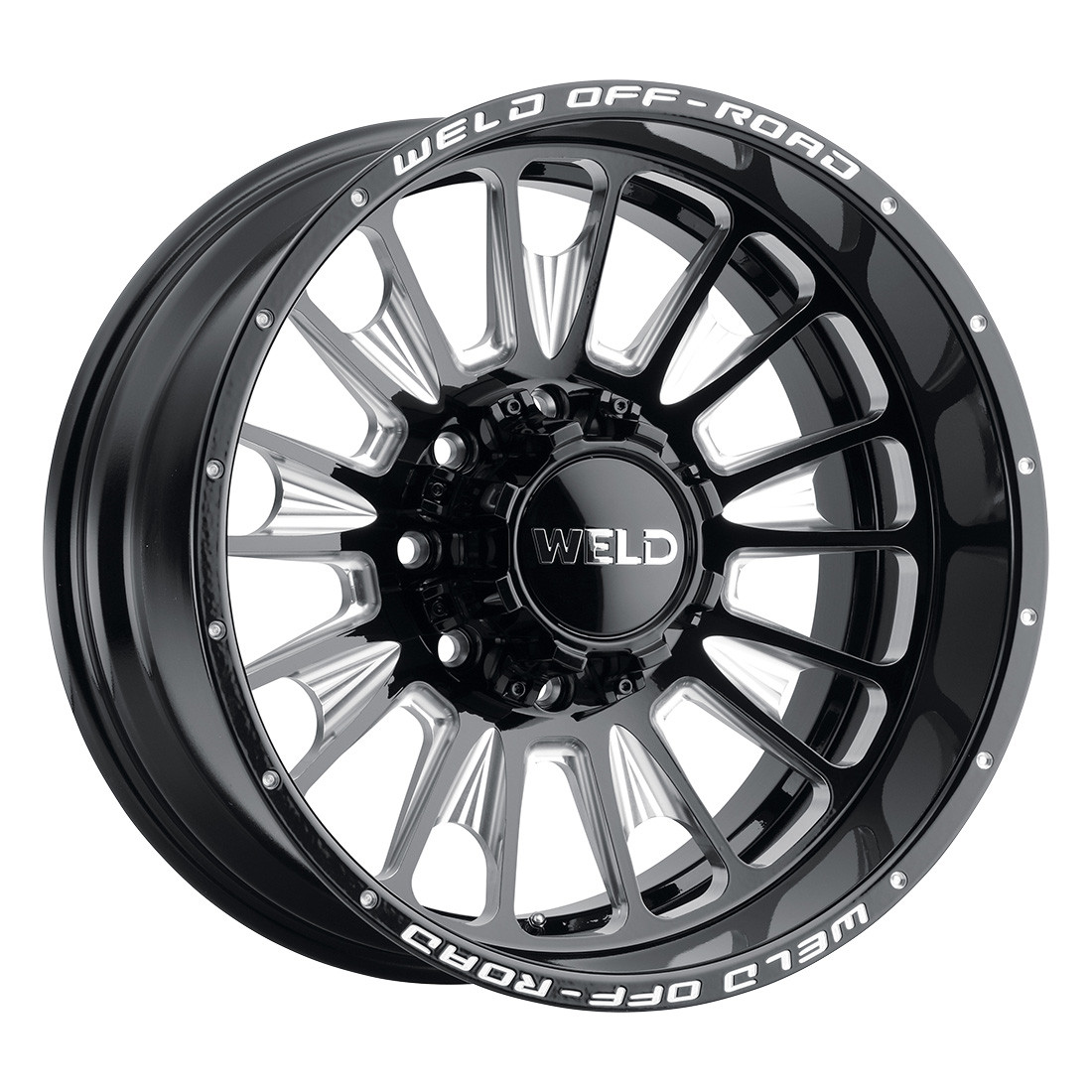 22x10 Scorch 8x180 ET-18 BS4.75 Gloss BLK MIL 124.3 - Weld Off