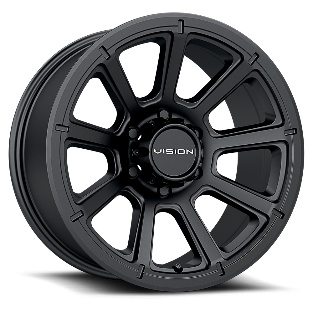 Vision 353 Turbine 20x9 8x6.5 Matte Black 353-2981MB12 | NTW Online
