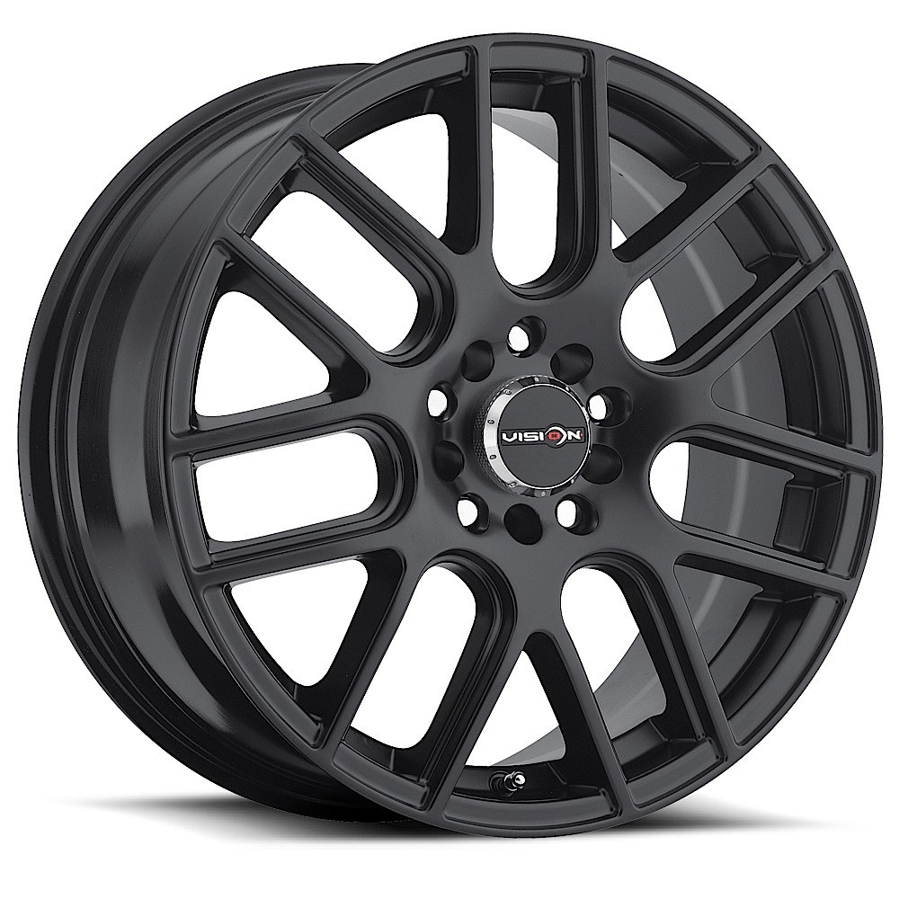 Vision 426H Cross 17x7.5 5x100 Matte Black 426H7718MB40 | NTW Online