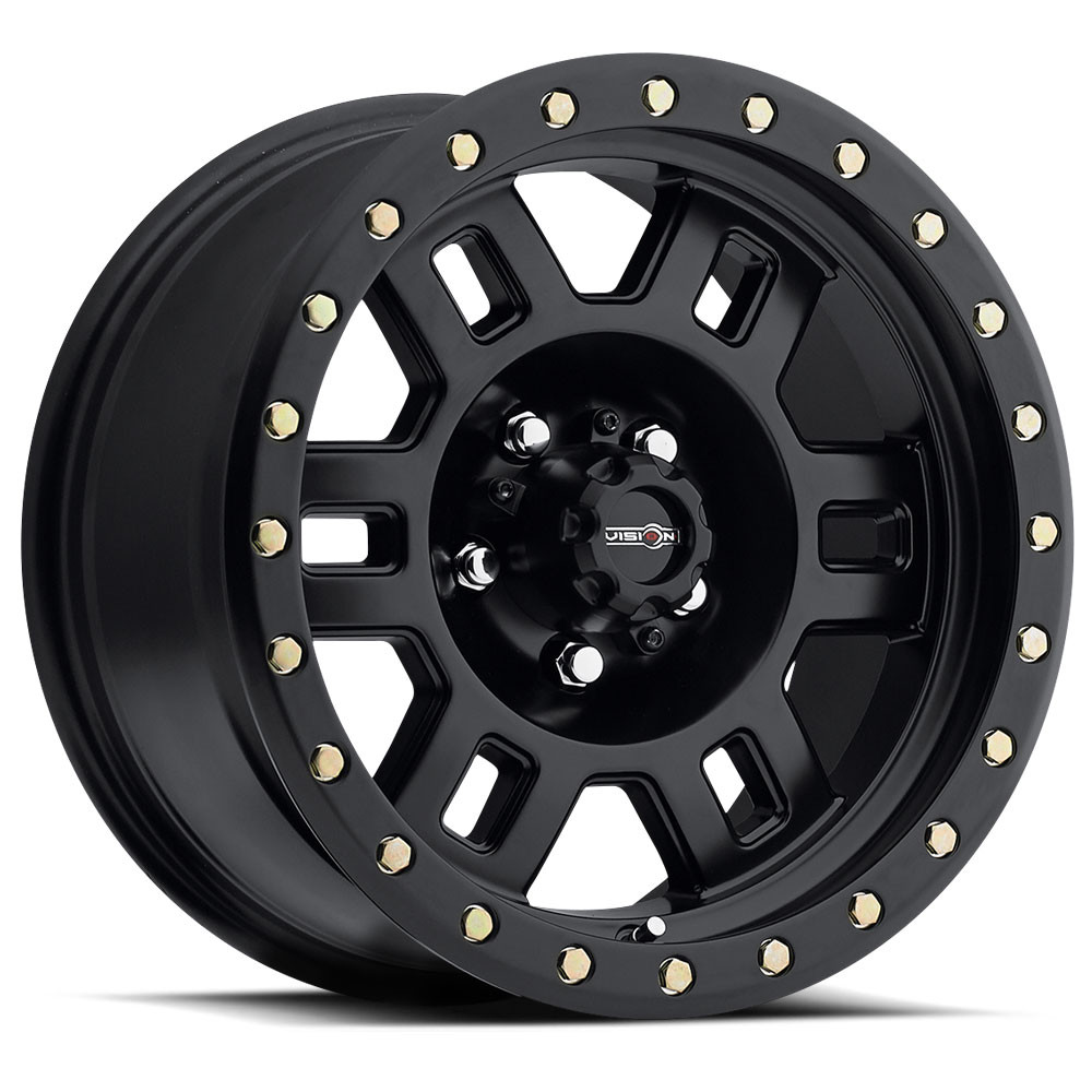 Vision 398 Manx 16x8 5x4.5 Matte Black 398-6865MB0 | NTW Online