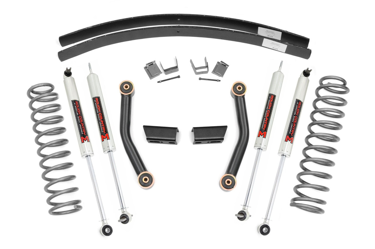 Rough Country 3 Inch Lift Kit - SII - RR AAL - M1 - Jeep Cherokee