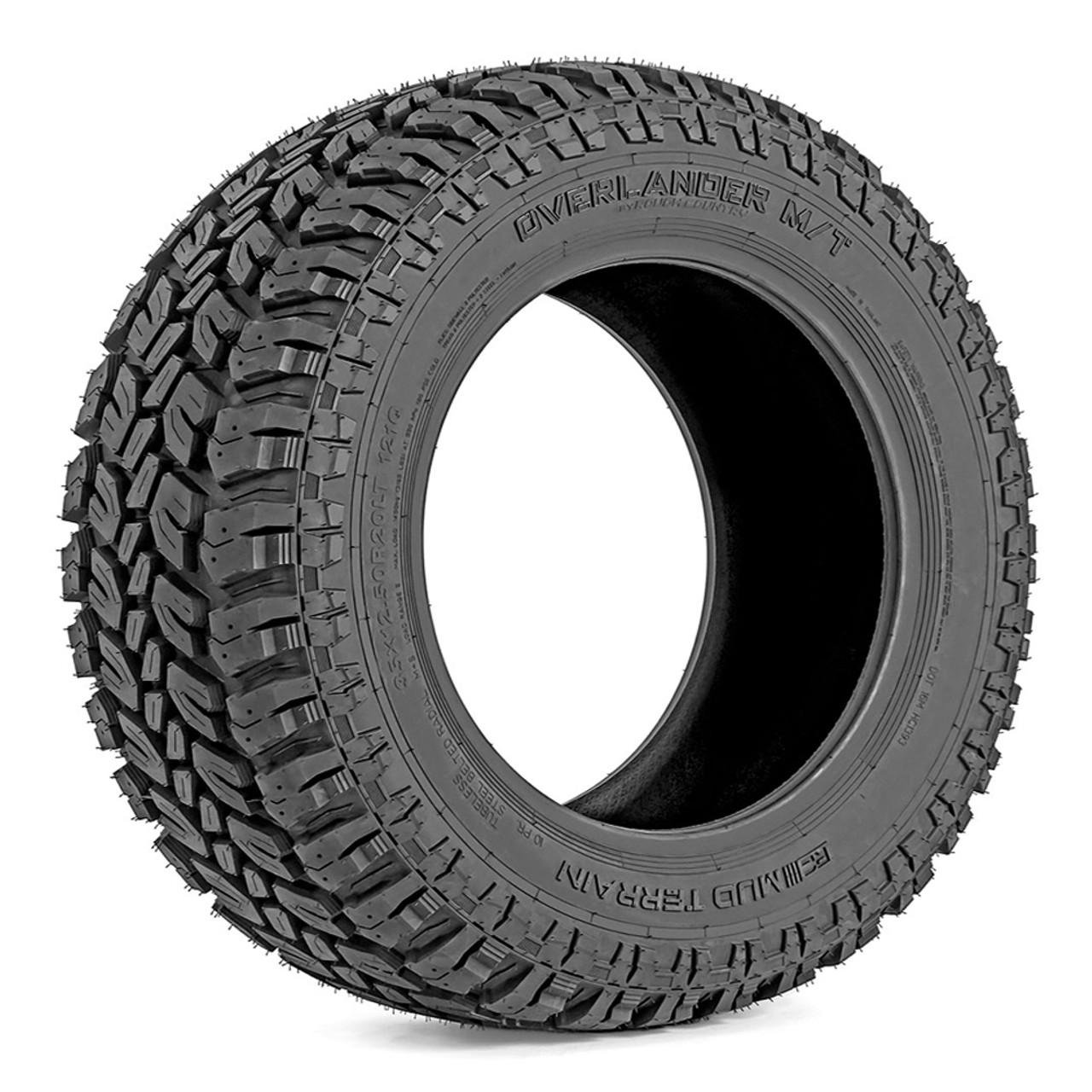 20x10 Series 86 Gloss Black / 35X12.50R20E Overlander MT
