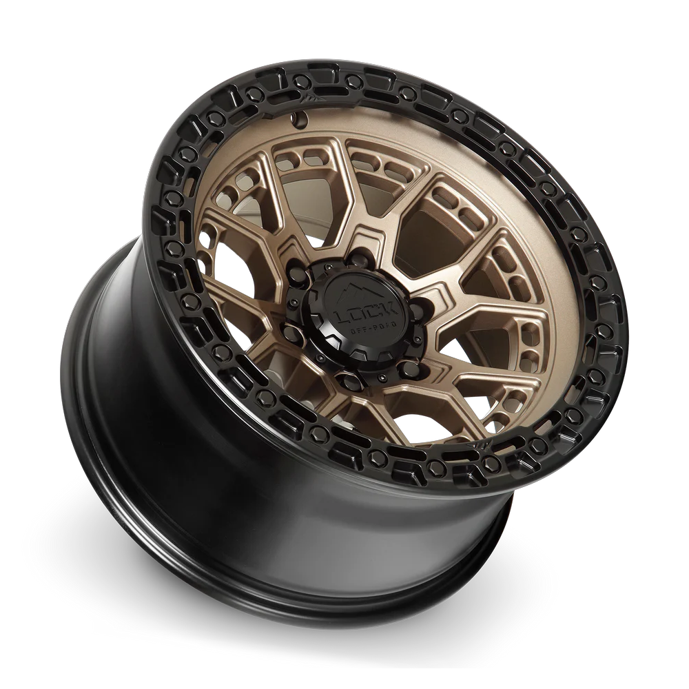 20x10 8x6.5 4.79BS Matte Bronze W Matte Black Ring Commando - Off-Road ...