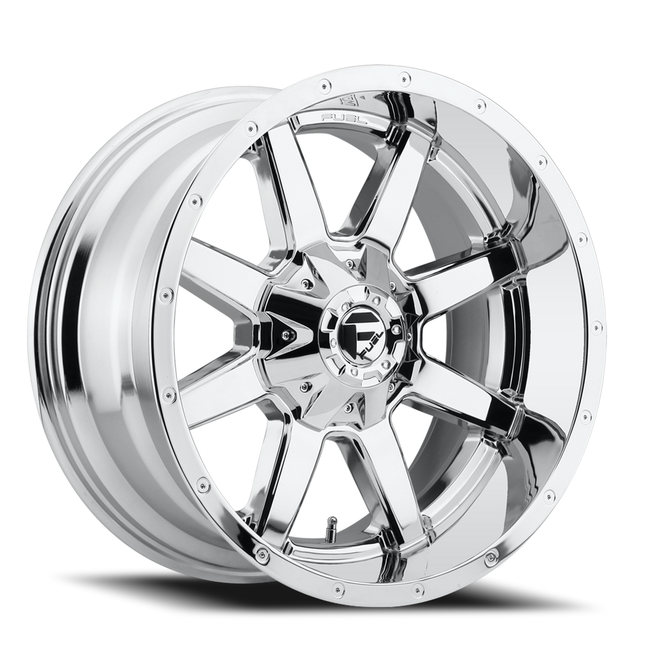Fuel Off-Road D536 Chrome 20x9 8x6.5 1 O.S. 125.1 H.B.