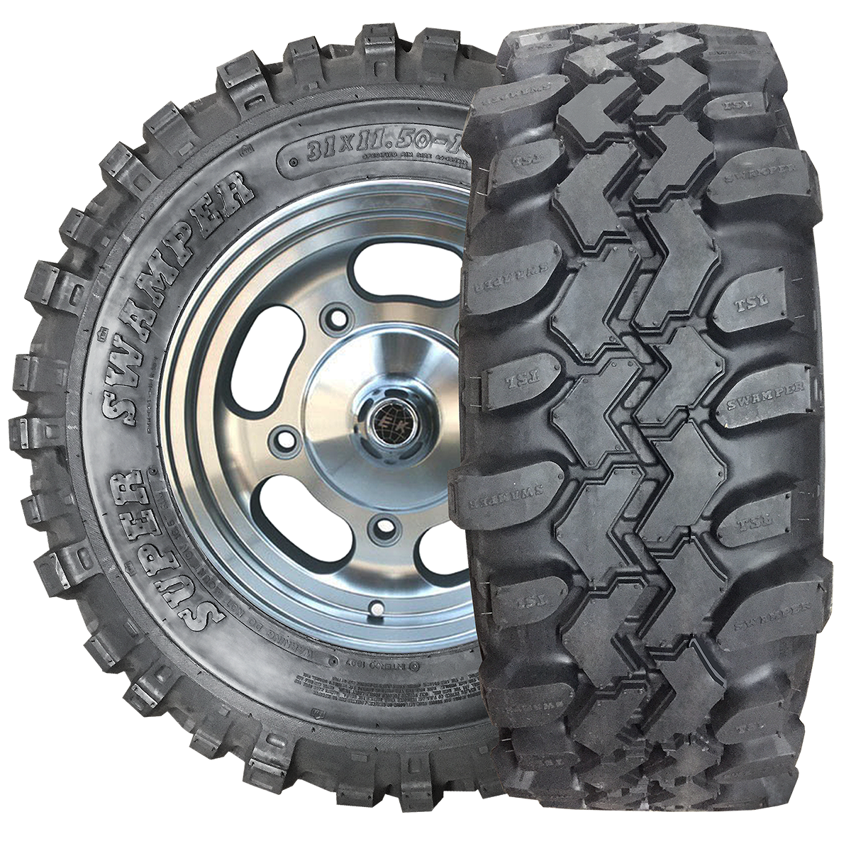 Interco Super Swamper Tires LTB 31X11.50X15C
