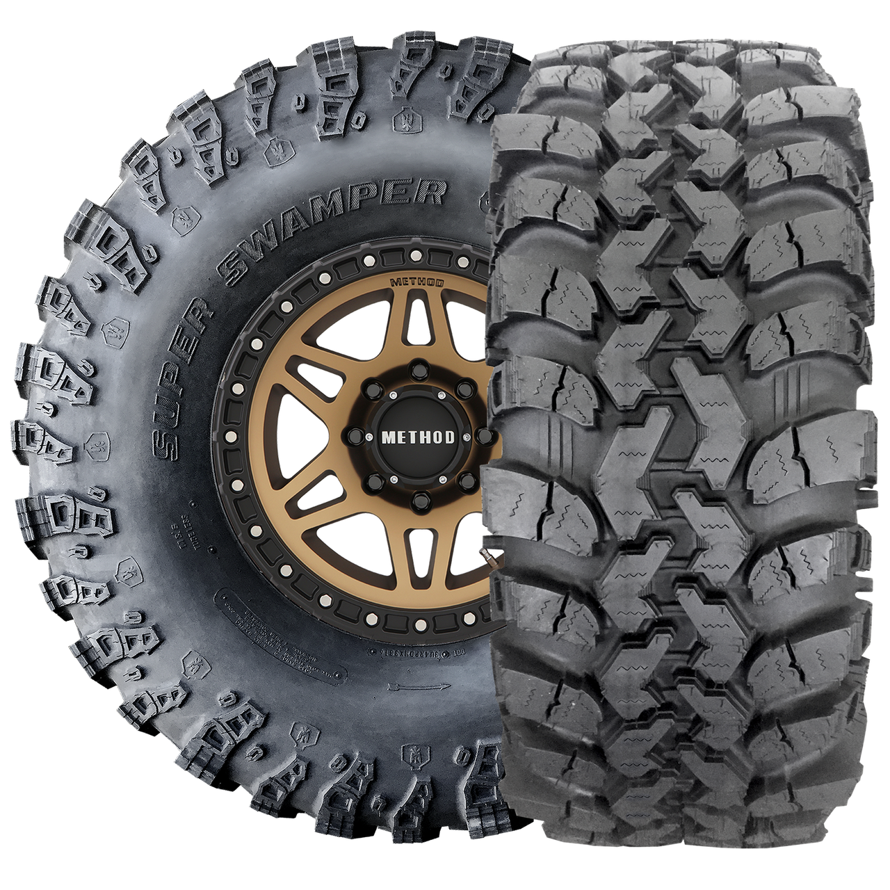 Interco Super Swamper Tires IROK Radial 36X13.50R17E