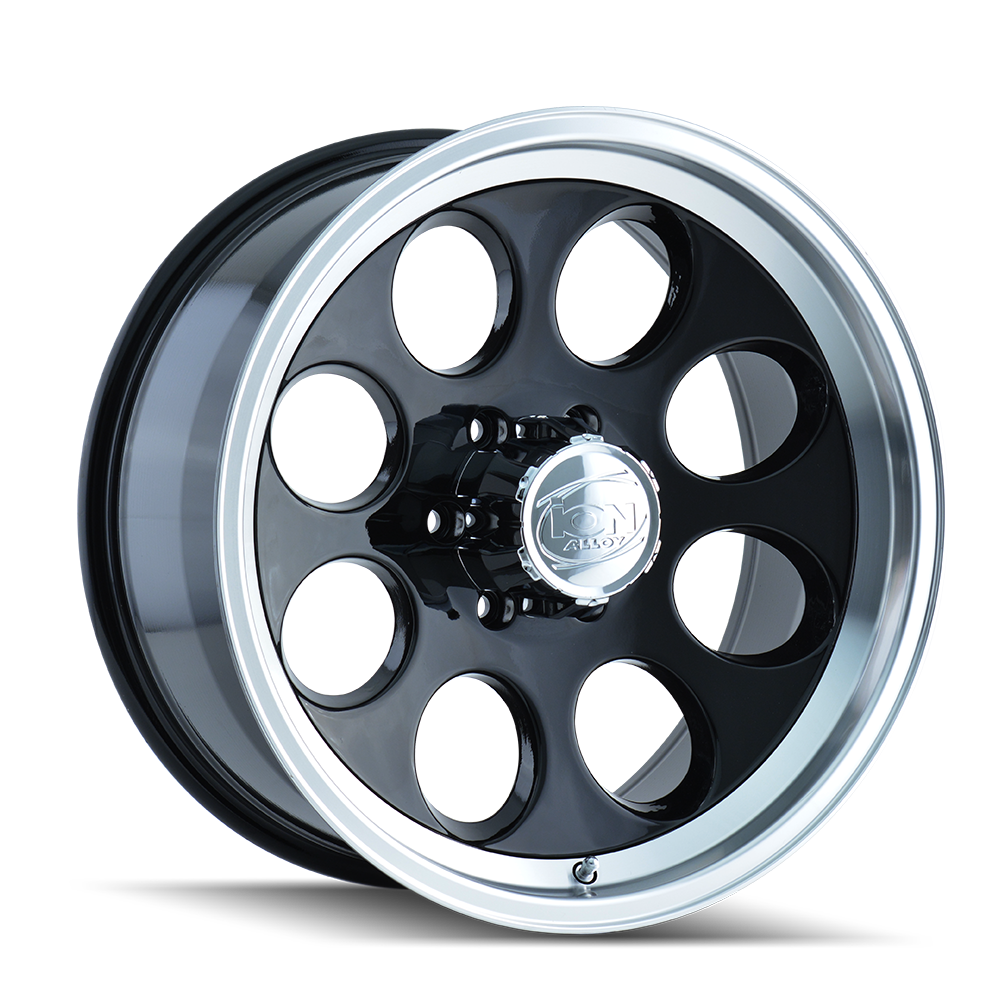 Ion Off-Road Wheels 171 Black/Mach 16x10 8x6.5 -38 O.S. 130.8 H.B.