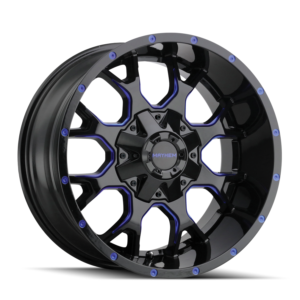 Mayhem Wheels 8015BTB Black 20x9 5x5.5/5x150 5 O.S. 110 H.B.