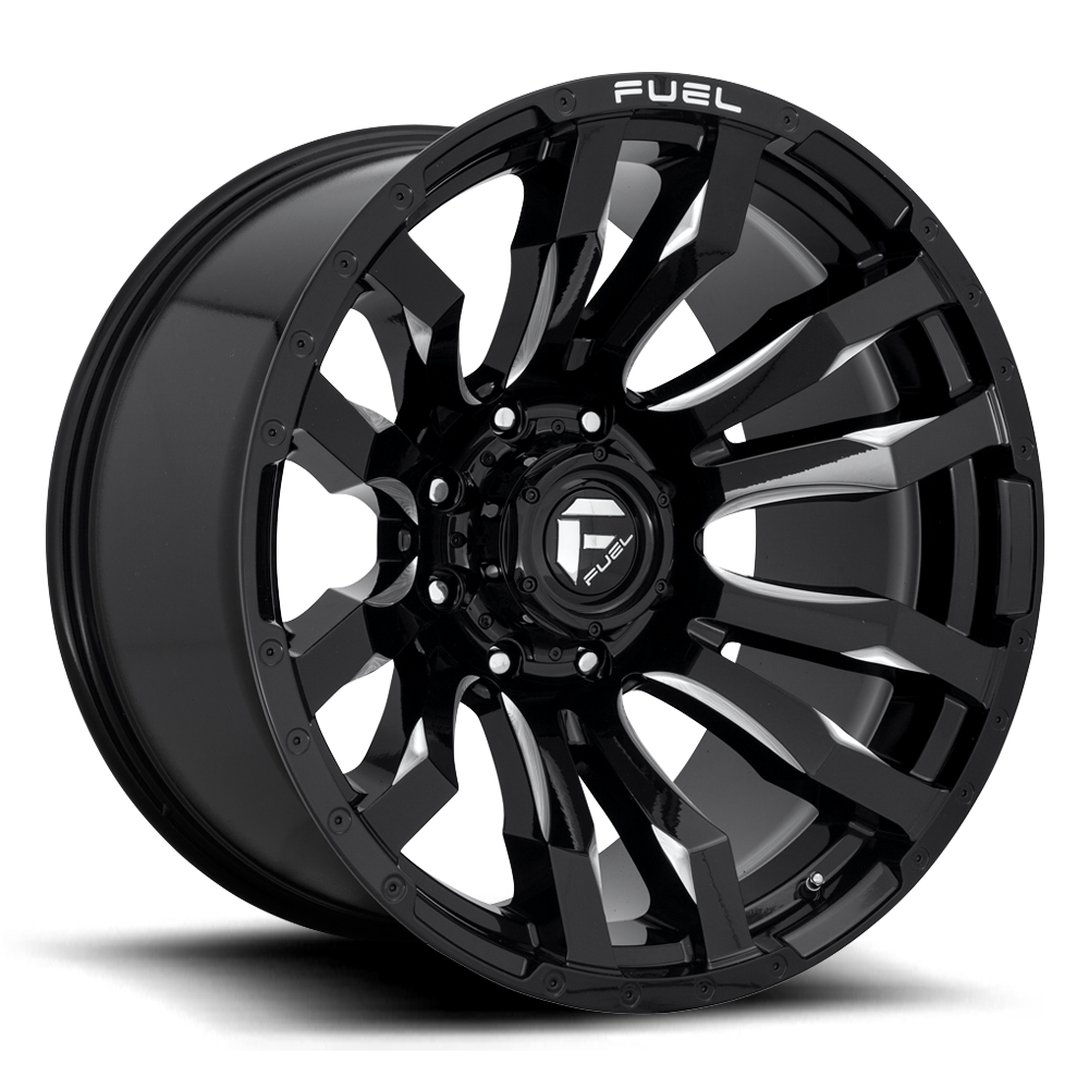 Fuel Off-Road D673 Black/Mach 20x10 8x6.5 -18 O.S. 125.1 H.B.