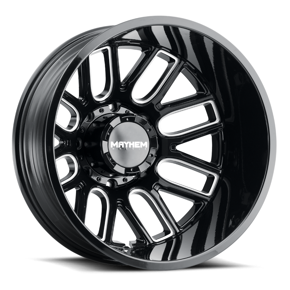 33X12.50R20F Kenda Klever RT/Mayhem 8107D Cogent Gloss Black & Milled
