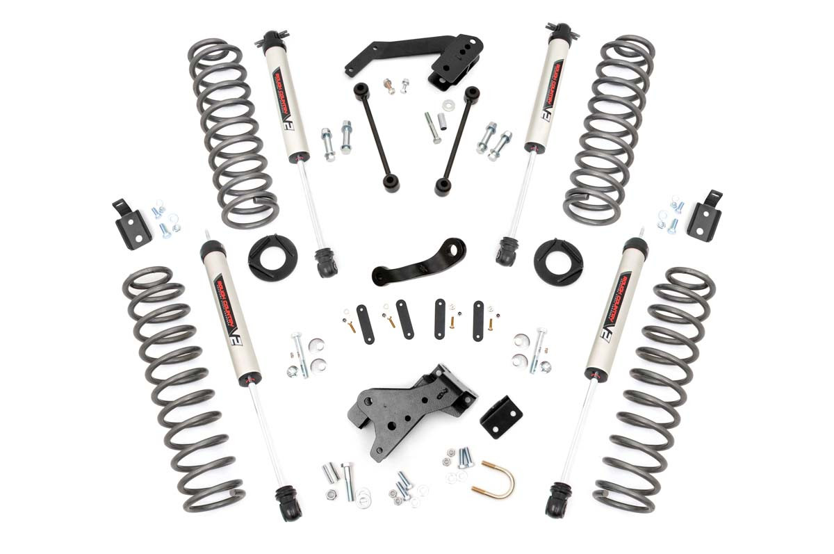 Rough Country 4 Inch Suspension Lift Kit for Jeep Wrangler JK