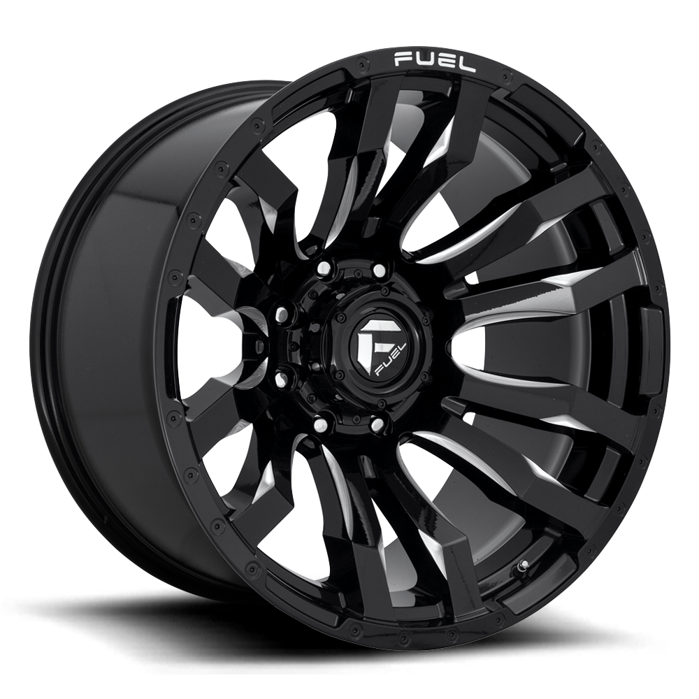 Fuel Off-Road D673 Black/Mach 20x9 8x180 1 O.S. 124.2 H.B.