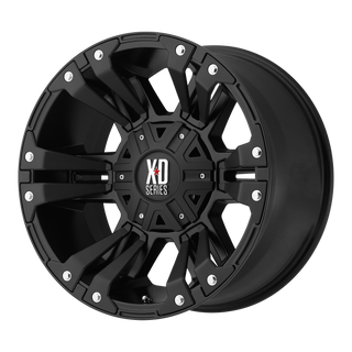17x9 5x5 4.53BS XD822 Monster II Satin Black - XD Wheels