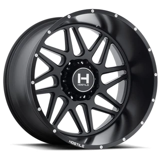 20x10 8x6.5 4.75BS H108 Sprocket Asphalt - Hostile Wheels