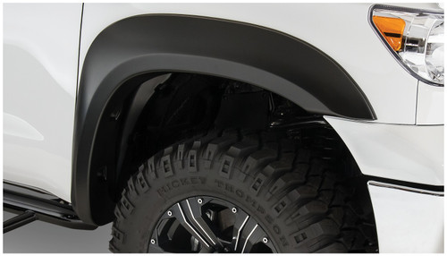 07-13 Toyota Tundra Front 2pc Extend-A-Fender Flares Black Smooth Finish - Bushwacker Flares