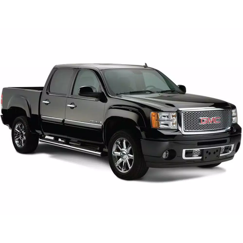 07-14 GMC Sierra 1500/2500HD 4pc Set OE Style Fender Flares Black Smooth Finish - Bushwacker Flares