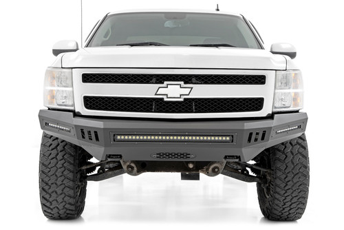 Front High Clearance Bumper BLK LEDs Chevy Silverado 1500 (07-13)