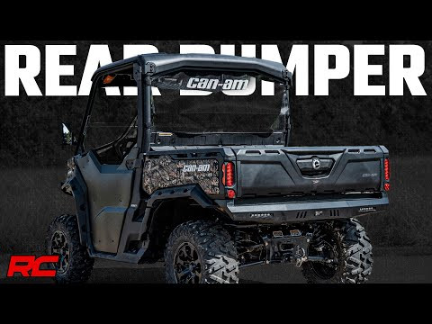 Bumper Rear 6" Black Slimline LED Pair Multiple Makes & Models (Can-Am/Polaris)