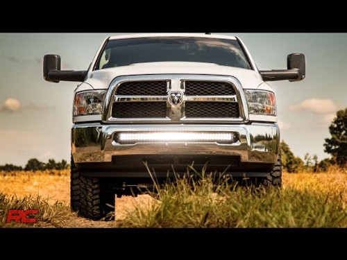 Ram 2500 light bar between tow hooks deals