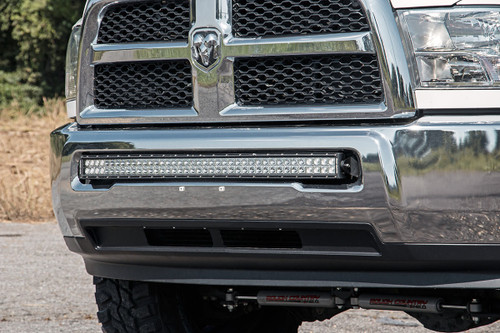 LED Light Bumper Mount 40" Black Dual Row Ram 2500/3500 (10-18)