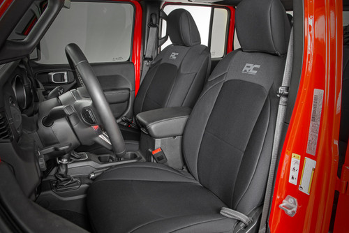 Seat Covers Front and RR w/ Cup Holder Jeep Gladiator JT (20-24)