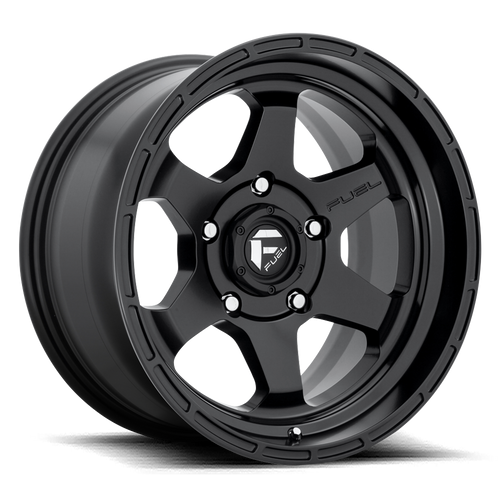 17x9 6x5.5 4.53BS D664 Shok Matte Black - Fuel Off-Road