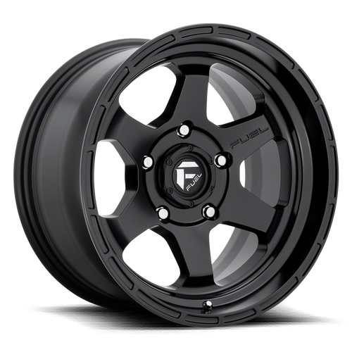 18x9 5x5 4.53BS D664 Shok Matte Black - Fuel Off-Road