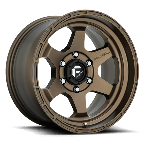 17x9 6x5.5 5.04BS D666 Shok Matte Bronze - Fuel Off-Road