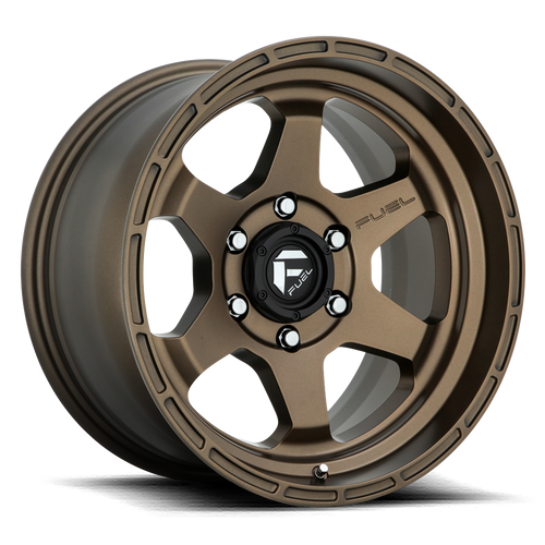 18x9 5x5 4.53BS D666 Shok Matte Bronze - Fuel Off-Road