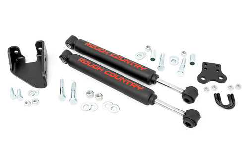 Dual Steering Stabilizer 4-6.5" Lift Jeep Wrangler YJ (87-95)