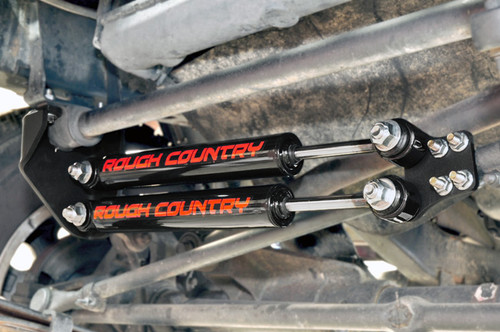 Dual Steering Stabilizer 4-6.5" Lift Jeep Wrangler YJ (87-95)