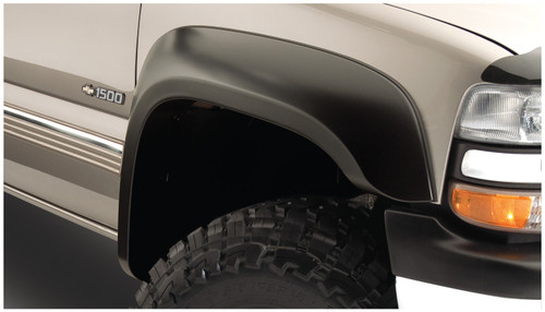 07-13 Chevy Silverado 1500 9.3in Bed 4pc Set Extend-A-Fender Flares Black Smooth Finish - Bushwacker Flares