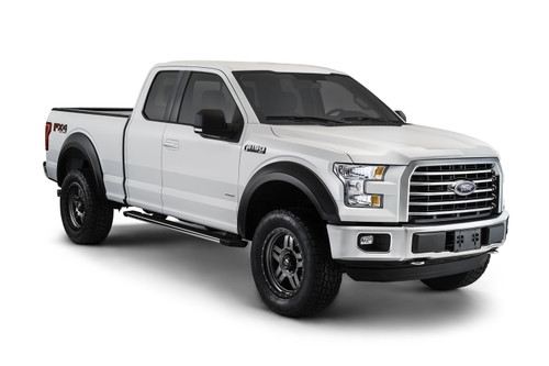 16-20 Ram 1500 4pc Set Extend-A-Fender Flares Black Smooth Finish - Bushwacker Flares