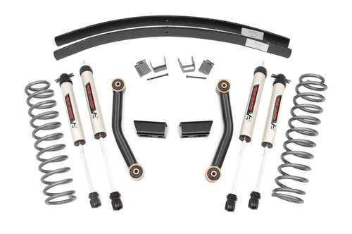 84-01 Jeep XJ 3in Series II Suspension Lift Kit w/V2 Shocks 