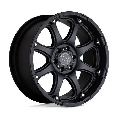 18X9 6X5.5 5.47BS Glamis Matte Blk - Black Rhino