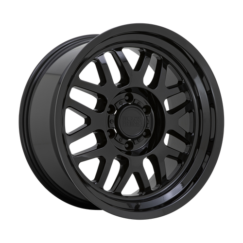 17X9.5 5X5 5.72BS Delta Gloss Blk - Black Rhino