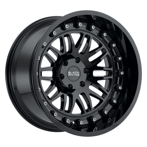 20X9.5 5X5 4.54BS Fury Gloss Blk - Black Rhino