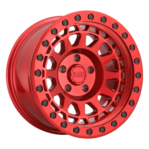 17X8.5 5X4.5 3.25BS Primm Candy Red w/Blk Bolts - Black Rhino