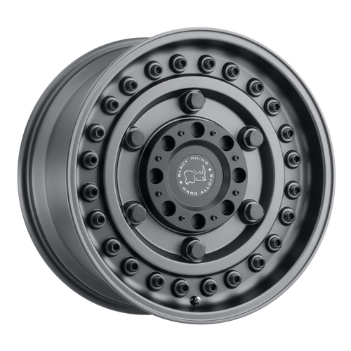 17X9.5 8X170 5.49BS Armory Gun Black - Black Rhino
