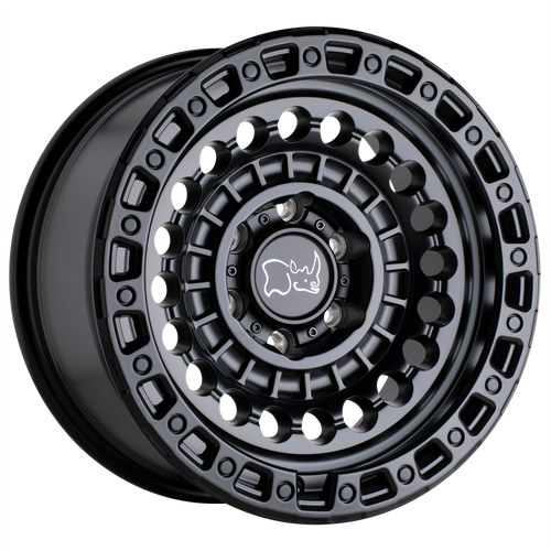 17X8.5 6X4.5 4.75BS Sentinel Matte Blk - Black Rhino