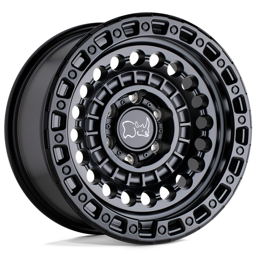 20X9.5 6X5.5 5.72BS Sentinel Matte Blk - Black Rhino