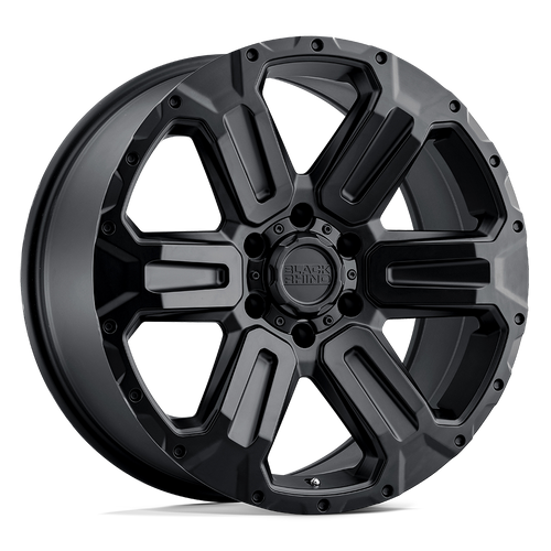 17X8.5 6X5.5 4.04BS Wanaka Matte Blk - Black Rhino