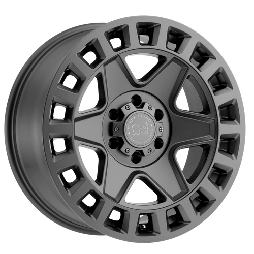 17X8 6X130 6.55BS York Gunmetal - Black Rhino