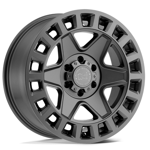 17X8 6X130 6.55BS York Gunmetal - Black Rhino 17X8 6X130 6.55BS York Gunmetal - Black Rhino