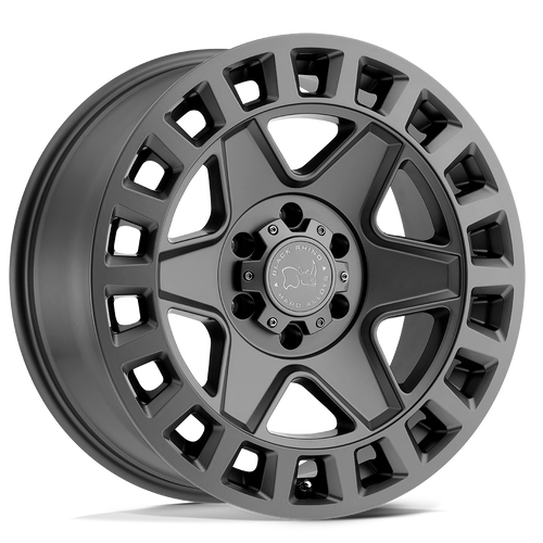 17X8 6X130 6.55BS York Gunmetal - Black Rhino
