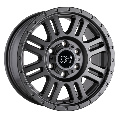 17X8 5X160 6.27BS Yellowstone Gunmetal - Black Rhino