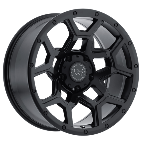 17X9.5 6X5.5 5.49BS Overland Matte Blk - Black Rhino